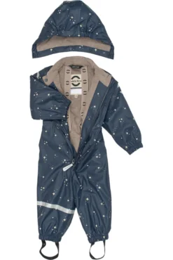 Mikk-Line Regnoverall M. Fleece - Star Sky