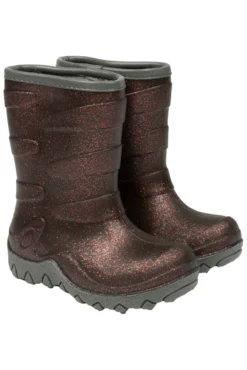 Mikk-Line Termostövlar Glitter - French Roast