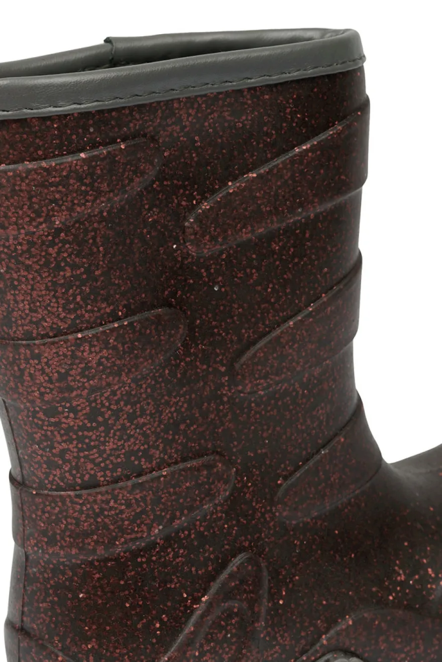 Mikk-Line Termostövlar Glitter - French Roast