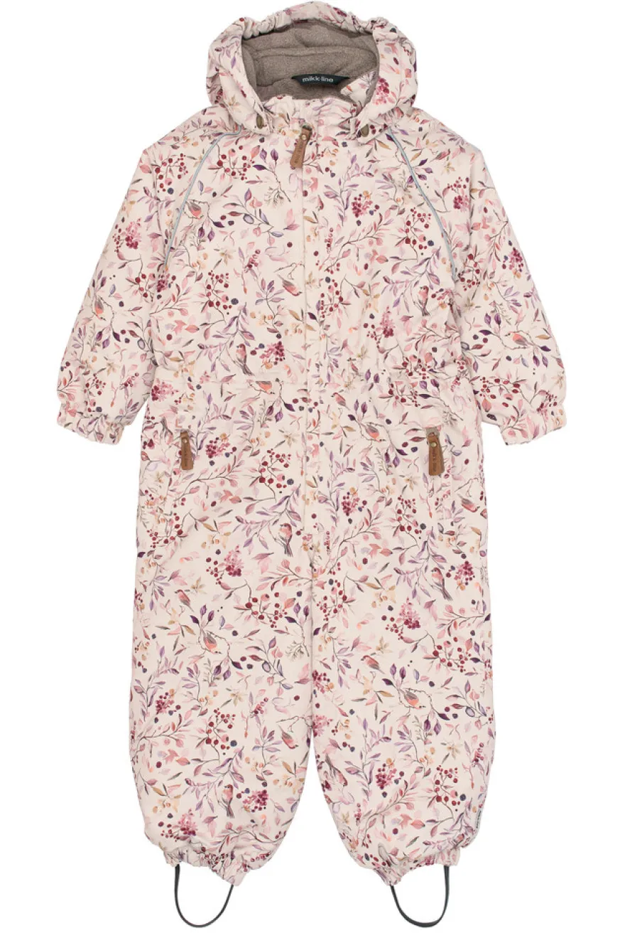 Mikk-Line Vinteroverall - Berries & Birds