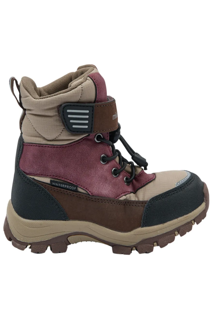 Mikk-Line Vinterstövlar Tex Velcro - Chinchilla