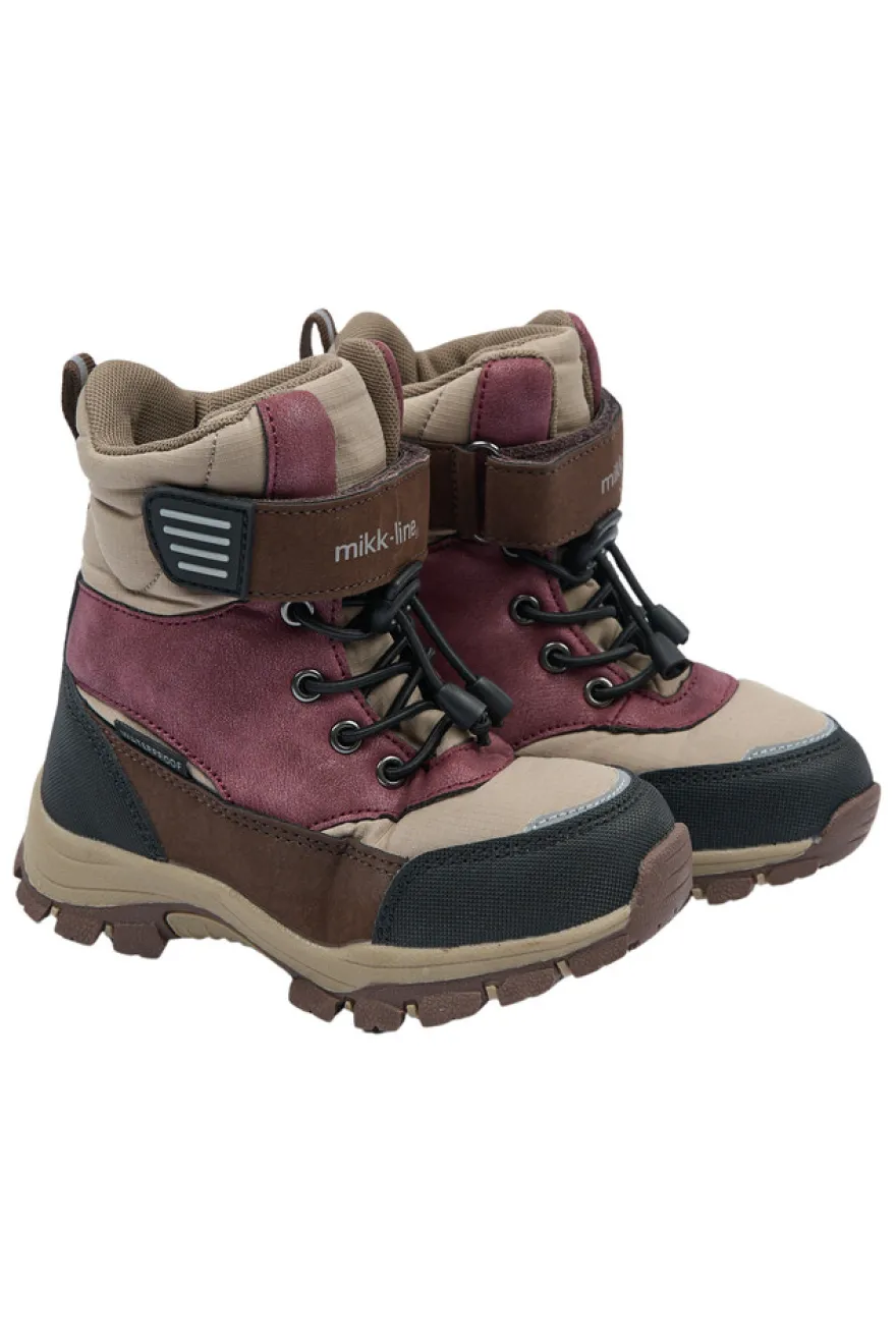 Mikk-Line Vinterstövlar Tex Velcro - Chinchilla