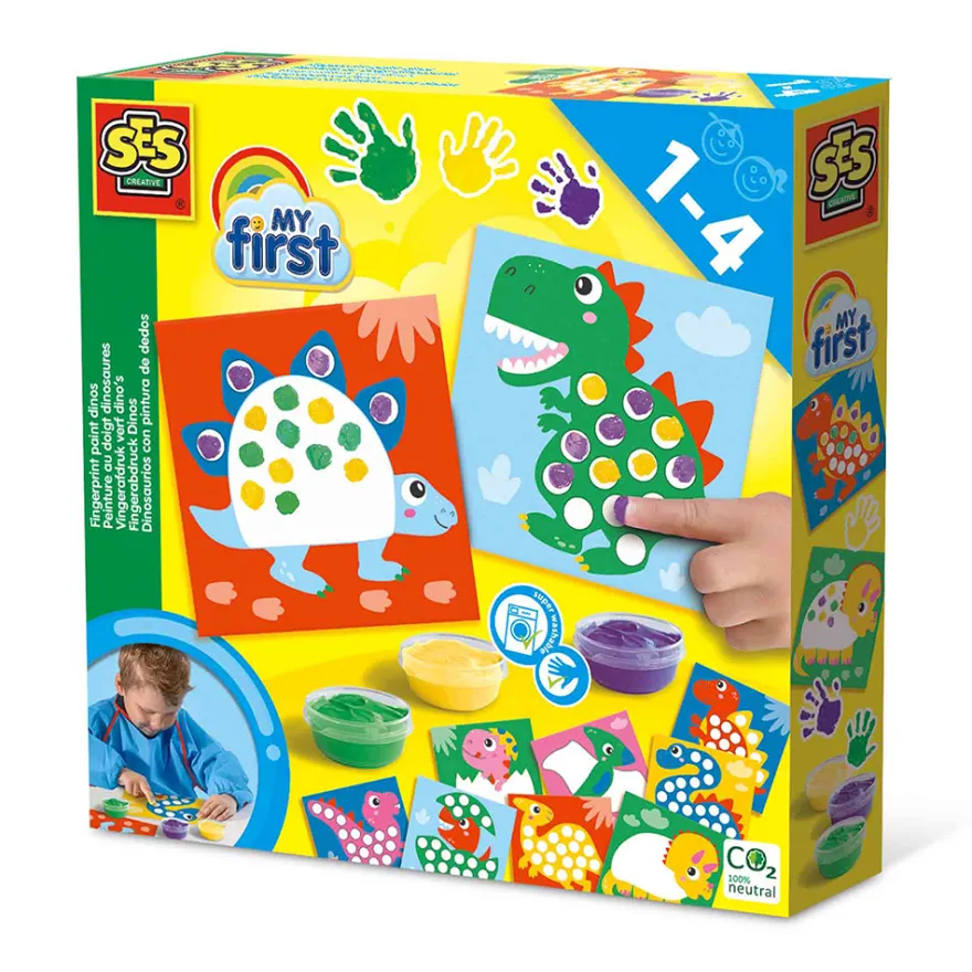 Min Första - Fingerfärg Dinosaurier