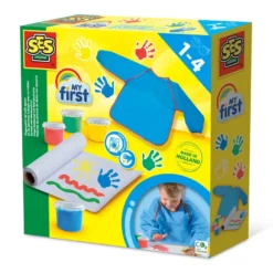 Min Första - Fingerfärg med Förkläde