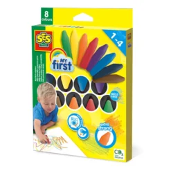Min Första - Färgkritor 8-pack