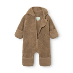 Mini A Ture Matadel Teddyfleece Jumpsuit - Otter Brown