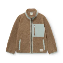 Mini A Ture Matalinur Teddyfleece Jacka - Otter Brown