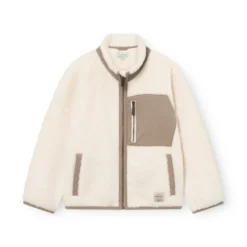 Mini A Ture Matalinur Teddyfleece Jacka - Angora Cream
