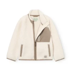 Mini A Ture Matalinur Teddyfleece Jacka - Angora Cream