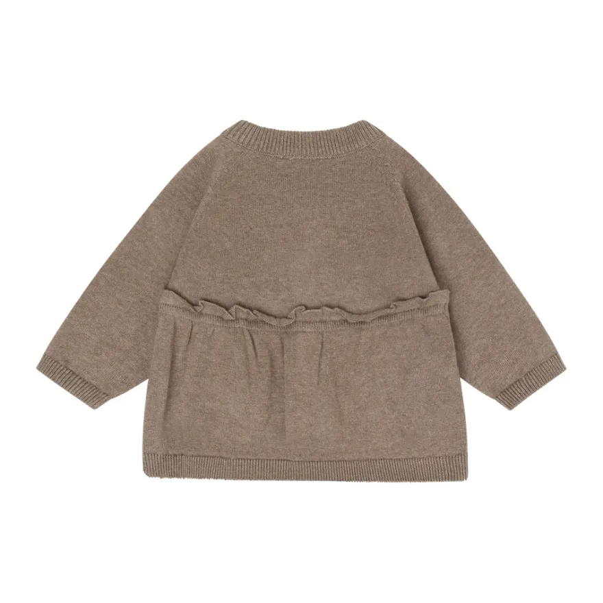 Minymo Kofta - Dark Brown Melange