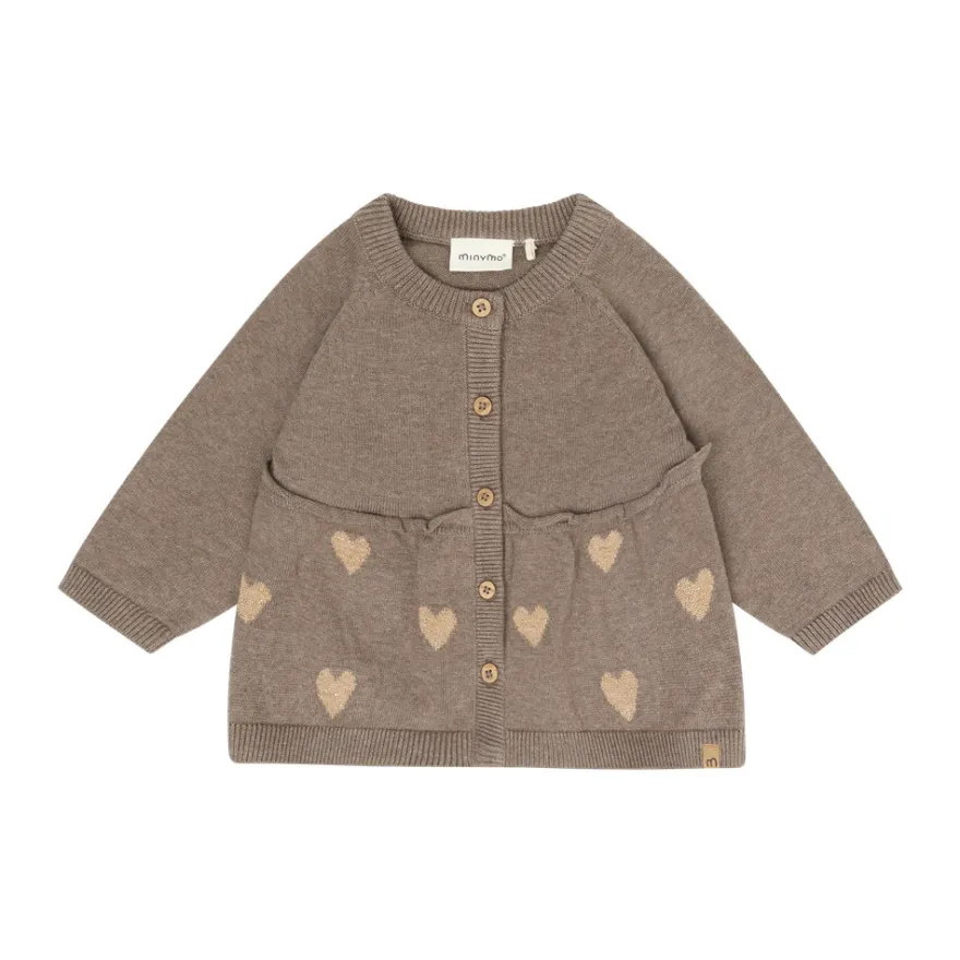 Minymo Kofta - Dark Brown Melange