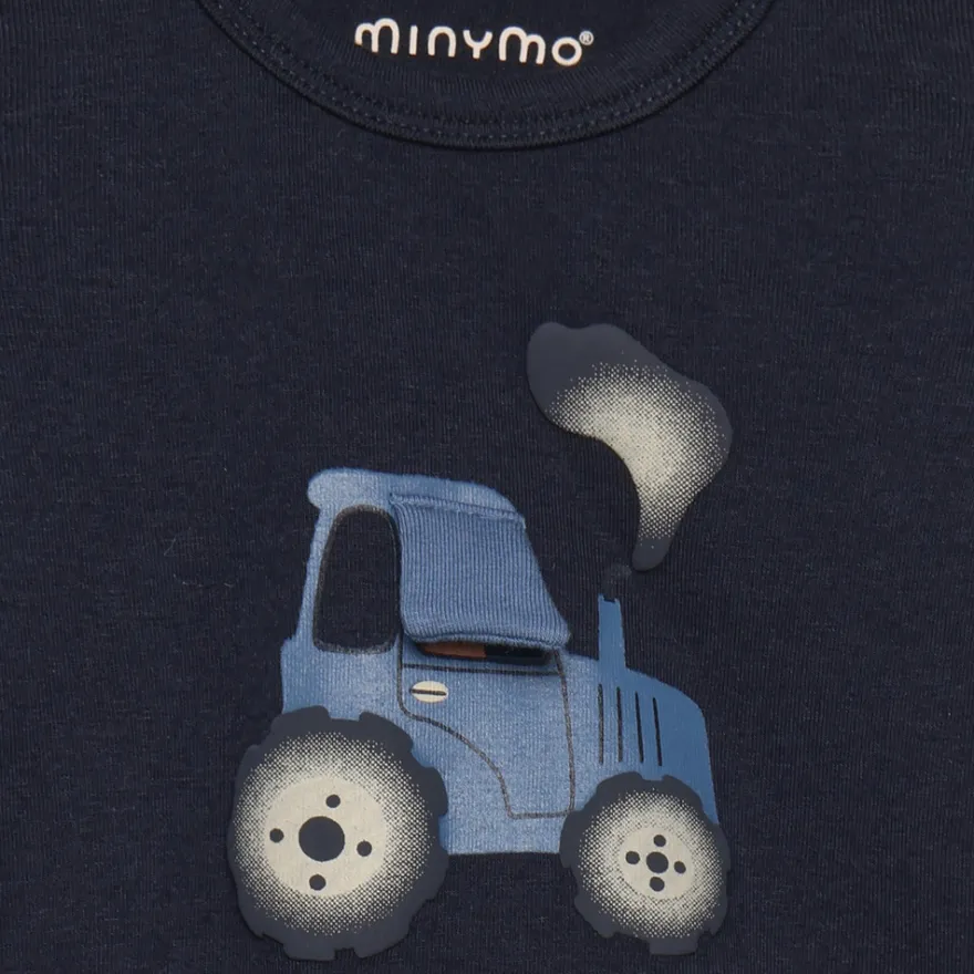 Minymo Långärmad Body - Dark Sapphire