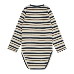 Minymo Långärmad Rib Body - Dark Sapphire