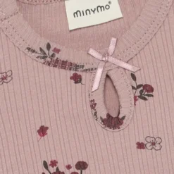 Minymo Långärmad Rib Body - Fawn