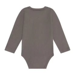 Minymo Långärmad Rib Body - Plum Truffle