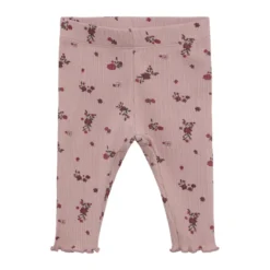 Minymo Rib Leggings - Fawn