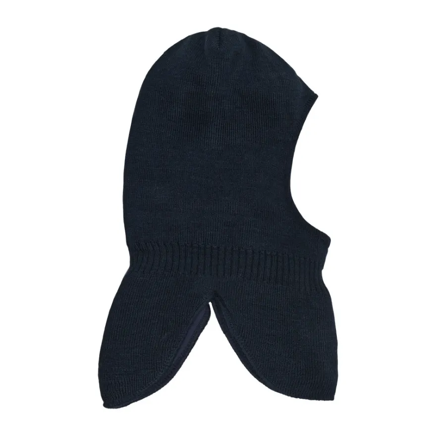 Minymo Stickad Balaclava - Dark Sapphire