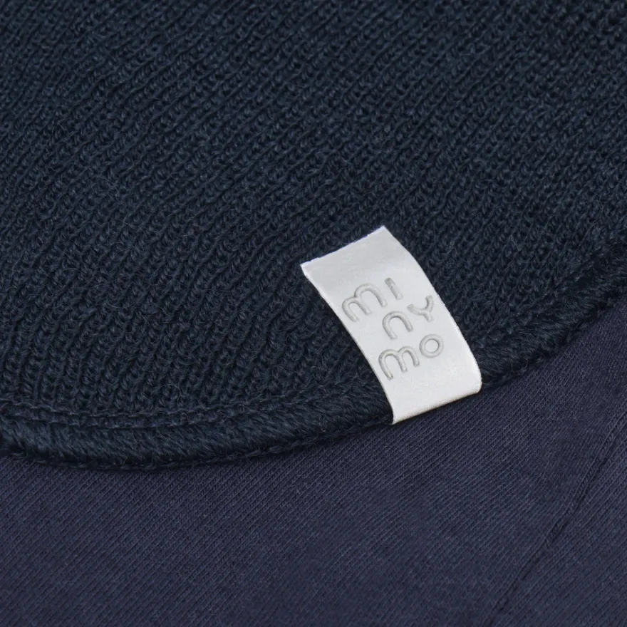 Minymo Stickad Balaclava - Dark Sapphire