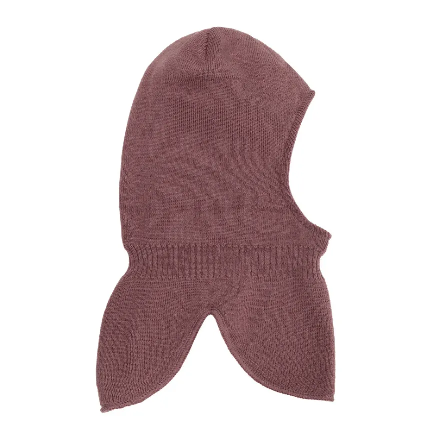 Minymo Stickad Balaclava - Rose Taupe