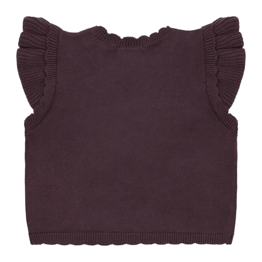 Minymo Stickad Väst - Huckleberry