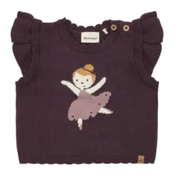 Minymo Stickad Väst - Huckleberry