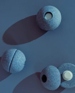 Modu 3x Skumbollar - Deep Blue / Sky Blue