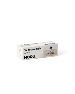 Modu 3x Skumbollar - Sand Grey / Honey Yellow