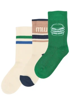 Moe Bamboo Strumpor 3-pak - Fern Green