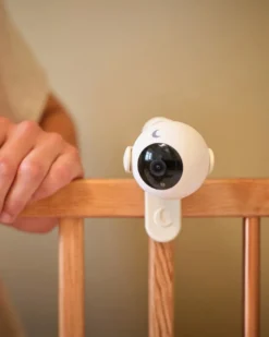 Moonboon Smart Baby Monitor Med Kamera - Vit