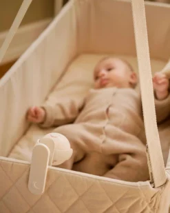 Moonboon Smart Baby Monitor Med Kamera - Vit