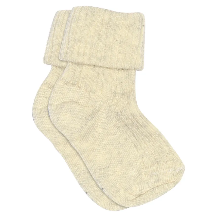 MP Denmark Baby Ankelstrumpor - Cream