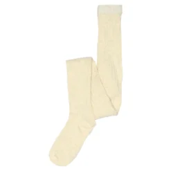 MP Denmark Basic Rib Strumpbyxor - Beige Melange