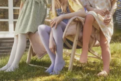 MP Denmark Basic Rib Strumpbyxor - Lavender Sky