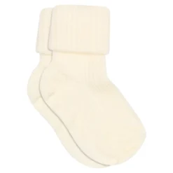 MP Denmark Ullankelstrumpor Rib - Snow White
