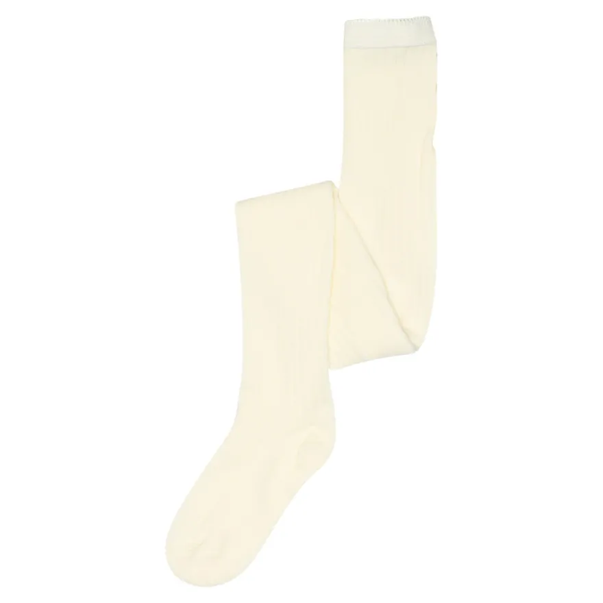 MP Denmark Ullstrumpbyxor Ribbade - Snow White