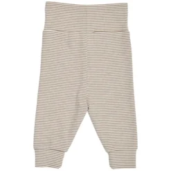 Müsli Mini Stripe Byxor - Balsam Cream/Walnut