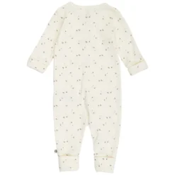 Müsli Sparkle Rib Jummpsuit Med Fot - Balsam Cream/Walnut/Oat