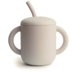 Mugg Med Sugrör Silikon - Shifting Sand