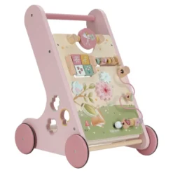 Multiaktivitets Gå-Vagn Fairy Garden - Rosa
