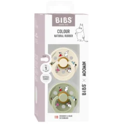 Mumin Colour 2-Pack Napp Latex stl 1 - Ivory