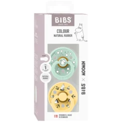 Mumin Colour 2-Pack Napp Latex Stl 1 - Mint