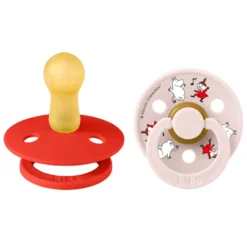 Mumin Colour 2-Pack Napp Latex stl 2 - Candy Apple