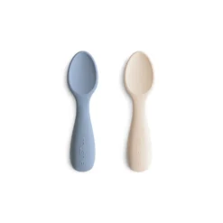 Mushie Korta Babyskedar 2-Pack - Tradewinds/Shifting Sand