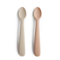 Mushie Silikonsked 2-pack - Blush/Shifting Sand