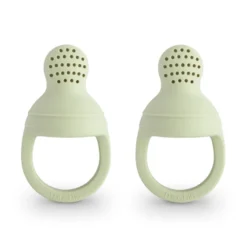 Mushie Smaknapp 2-Pack - Sage