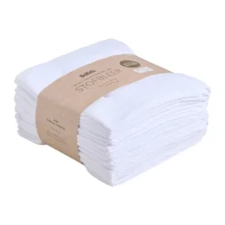 Muslinfilt (8-pack)-Brilliant White