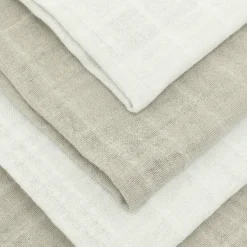 Muslinfilt (4‑pack) – Dried Sage – 65x65