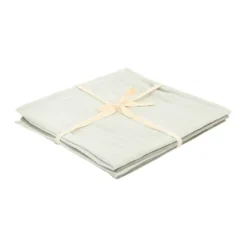 Muslinfilt (4‑pack) – Dried Sage – 65x65