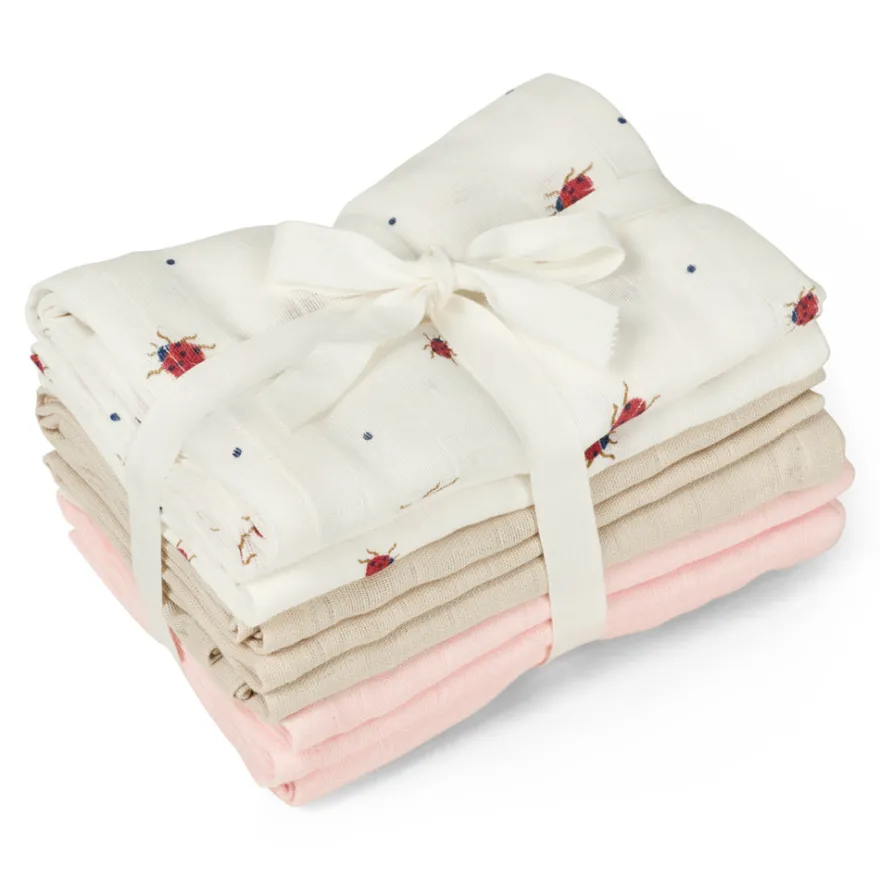 Muslin filt 6-pack – Lady Lovebug