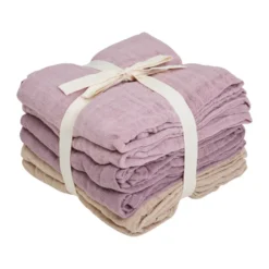 Muslinfilt 6-pack - Quail - 65x65 cm